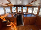 Classic Steel Ketch steering
